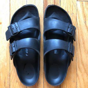 Birkenstock EVA Black Arizona Essentials Women's Sandals -- Size 7-7.5